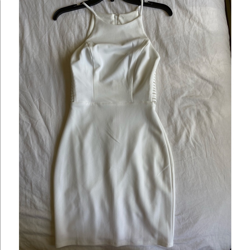 BRAND NEW WHITE BODYCON MINI DRESS